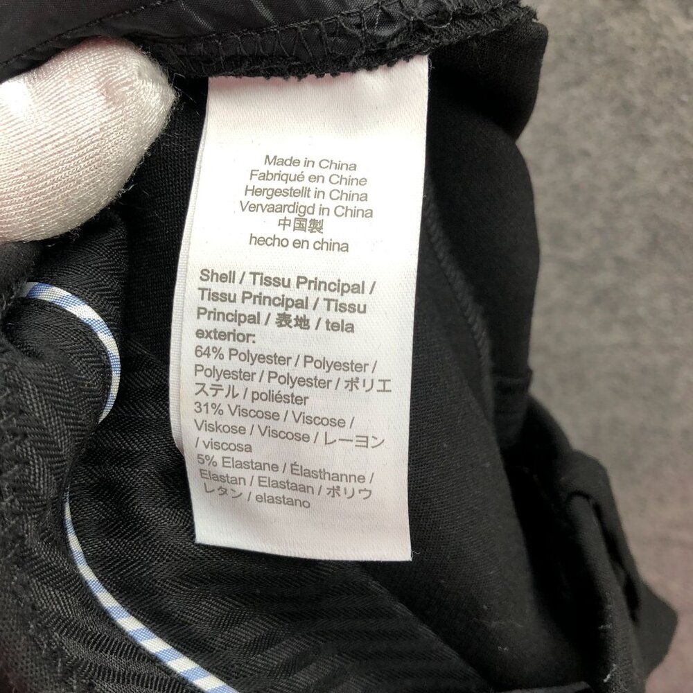 J. Crew High Rise Cameron Pant Womens 14T Black Four Season Stretch Slim Leg - Picture 9 of 10